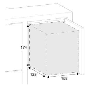 Szafka Na Rzeczy Osobiste Multicube, 10 Skrytek, 1008x412x150 Mm, Jasnoszara