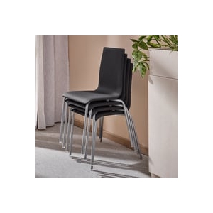 Krzesło Konferencyjne Melville, 4 Szt., Ciemnoszary, Aluminium