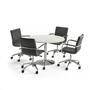 Zestaw Mebli Lilly + Delta stół I 4 Krzesła Czarne