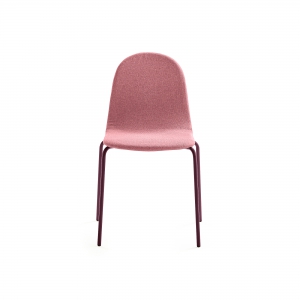 Krzesło Gander, 4 Nogi, Siedzisko 450 Mm, Tkanina, Ciemnoczerwony