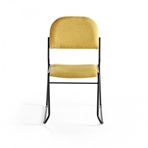 Krzesło Konferencyjne Dawson, Tkanina, żółty