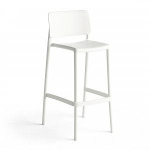 Krzesło Barowe Rio, Biały