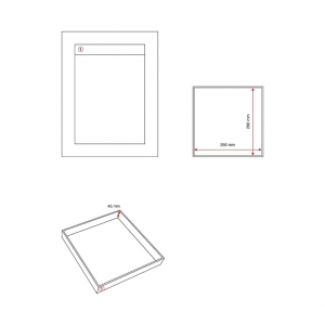 Sejf Ognioodporny Shield, Zamek Na Klucz, 535x410x445 Mm, 40 L