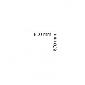 Biurko Dostawka Flexus, 800x600 Mm, Laminat, Szary