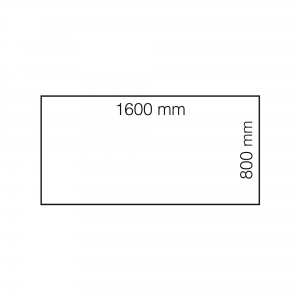 Biurko Proste Flexus, 1600x800 Mm, Laminat, Buk