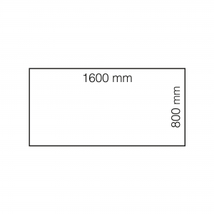 Biurko Proste Flexus, 1600x800 Mm, Laminat, Biały