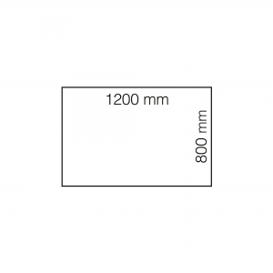 Biurko Modulus, Rama T, 1200x800 Mm, Biały, Brzoza