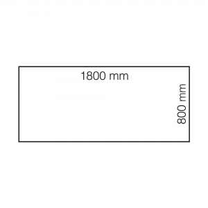 Biurko Modulus, Rama T, 1800x800 Mm, Czarny, Czarny