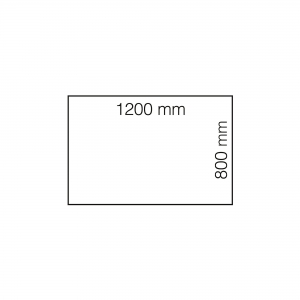 Biurko Modulus, Rama 4 Nogi, 1200x800 Mm, Czarny, Brzoza