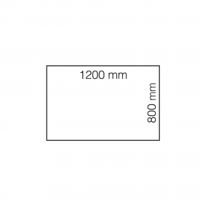 Biurko Modulus, Rama O, 1200x800 Mm, Srebrny, Dąb