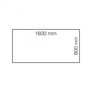 Stół Modulus, 1600x800 Mm, Czarny, Czarny