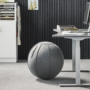 Piłka Balansująca Pilates Corbridge, ø650 Mm, Ciemnoszary