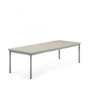Stół Sonitus, 1800x700x500 Mm, Linoleum, Szary