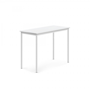 Stół Sonitus, 1200x600x900 Mm, Laminat Biały, Biały
