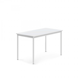 Stół Sonitus, 1200x700x720 Mm, Laminat Biały, Biały
