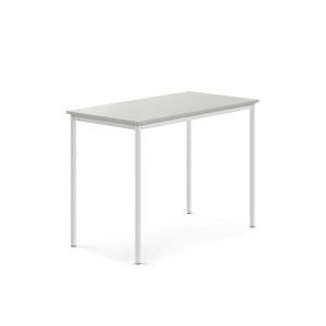 Stół Sonitus, 1200x700x900 Mm, Laminat Szary, Biały