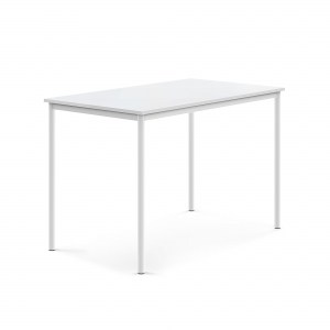 Stół Sonitus, 1400x800x900 Mm, Laminat Biały, Biały