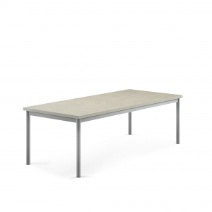 Stół Sonitus, 1600x700x500 Mm, Linoleum, Szary
