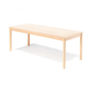 Stół Decibel, 1800x800x720 Mm, Dźwiękochłonne Linoleum, Beżowy