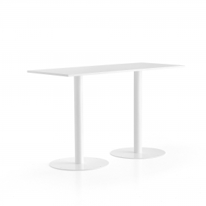 Stół Barowy Alva 1800x800x1100 Mm, Biały, Biały