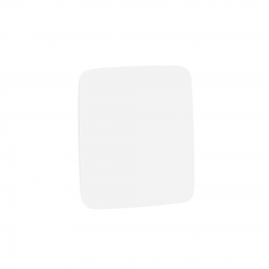 Szklana Tablica Suchościeralna Stella, Zaokrąglone Narożniki, 500x500 Mm, Biały