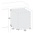Szafka Na Rzeczy Osobiste Multicube, 10 Skrytek, 1008x412x150 Mm, Jasnoszara