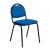 Krzesło Do Stołówki Warren, Niebieski, Czarny