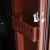 Metalowa Szafa Ubraniowa Curve, Na Nóżkach, 2x1 Drzwi, 1940x600x550 Mm, Czerwony