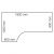 Biurko Ergonomiczne Flexus, Lewe, 1800x1200x720 Mm, Laminat, Szary