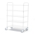 Wózek Shuttle Z Półkami, 5 Półek, 500 Kg, 950x550x1440 Mm, Biały