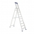 Aluminiowa Drabina Z Platformą, 10 Stopni, Platforma 2310 Mm