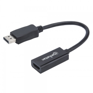 Kabel Adapter Displayport Na Hdmi M/f 15cm Full Hd 1080p