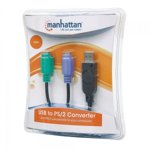 Konwerter Adapter Usb Na 2x Ps/2 Klawiatura Mysz