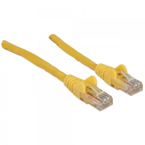 Patch Cord Cat5e Utp 2,0m żółty 100% Miedź