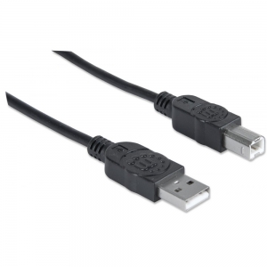 Kabel Usb A-b M/m 5,0m Usb2.0 Hi-speed Czarny