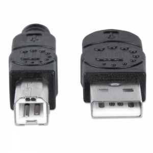 Kabel Usb A-b M/m 5,0m Usb2.0 Hi-speed Czarny