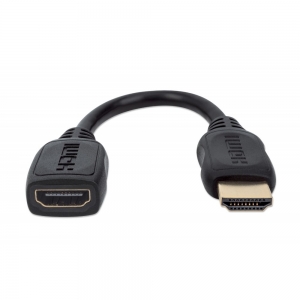 Przedłużacz Kabel Hdmi-hdmi 2.0 M/f 20cm Ethernet 4k60hz