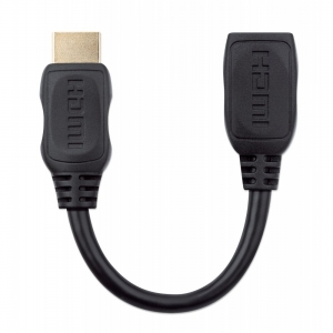 Przedłużacz Kabel Hdmi-hdmi 2.0 M/f 20cm Ethernet 4k60hz