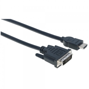 Kabel Hdmi Na Dvi-d 24+1 Dual Link M/m 1.8m Czarny