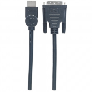 Kabel Hdmi Na Dvi-d 24+1 Dual Link M/m 1.8m Czarny