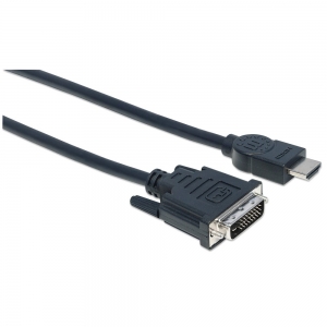Kabel Hdmi Na Dvi-d 24+1 Dual Link M/m 3m Czarny