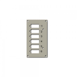 Panel Przedni Do Przełącznicy Efb 53705.1v3 Na 6 Adapterów