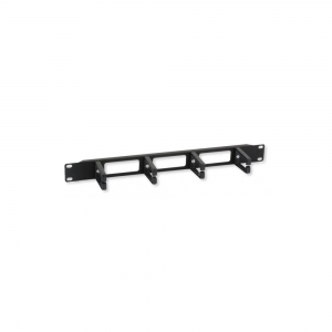 Organizer Kabli 1u Do Szaf Rack 19, 4x67mm, Czarny