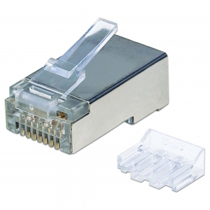 Wtyk Rj45 8p/8c Stp Cat6a Na Linkę/drut 70 Sztuk Linia Pro