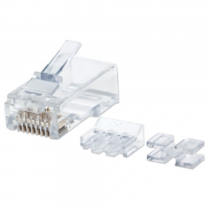 Wtyk Rj45 8p/8c Utp Cat6a Na Drut, Słoik 80szt