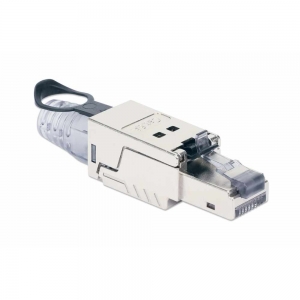 Wtyk Modularny Rj45 Cat6a 10g Beznarzędziowy, Ekranowany