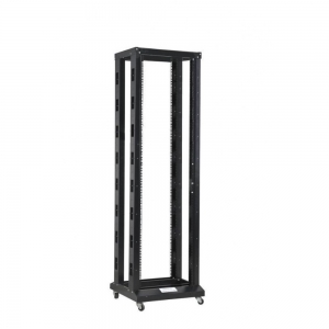 Rama Stojąca 29u Rack 19 600x600, Podwójna, Na Kółkach