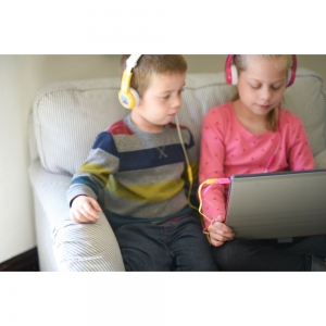 Słuchawki Dla Dzieci 3+ Connect 85db Z Mikrofonem Niebieskie