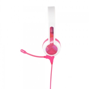 Słuchawki Z Mikrofonem Dla Dzieci 3+ 85db Studybuddy Pink