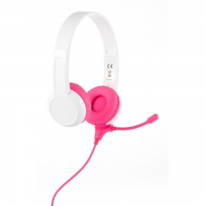 Słuchawki Z Mikrofonem Dla Dzieci 3+ 85db Studybuddy Pink